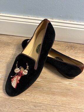 Velvet handmade loafers from Corte + Welles Spain Womens Sz 7.5